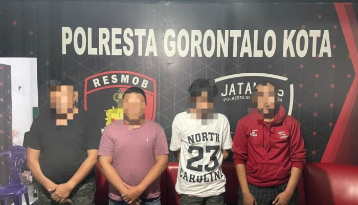 Empat Pria DPO Sulut-Sulteng Ditangkap Polisi, Diduga Gelapkan Mobil Rental di Gorontalo