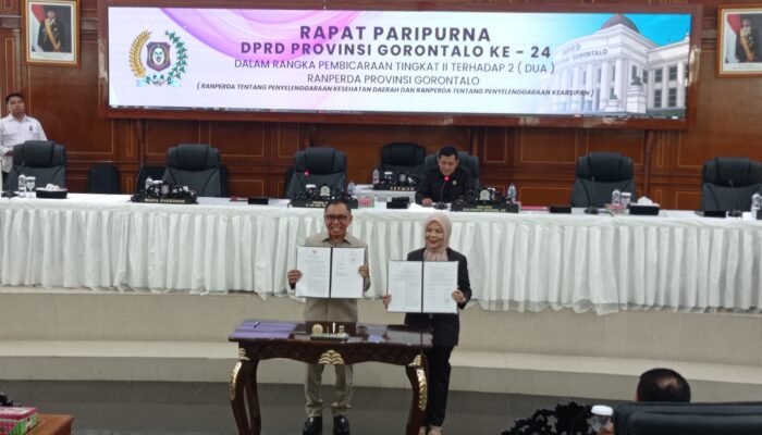 Melalui Paripurna ke-24, Dua Perda Ditetapkan: Penyelenggaraan Kesehatan Daerah dan Kearsipan