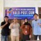DPL La Ode Gusman Pantau  Progres Mahasiswa Magang di Media Halo-post.com