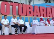 Ketua Deprov Gorontalo Hadiri Pencanangan HUT RI ke-80 di Kawasan Wisata Hiu Paus