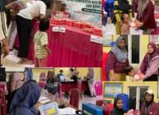 Mahasiswa KKN UNG Desa Huluduotamo Bantu Pelaksanaan Posyandu Motilango