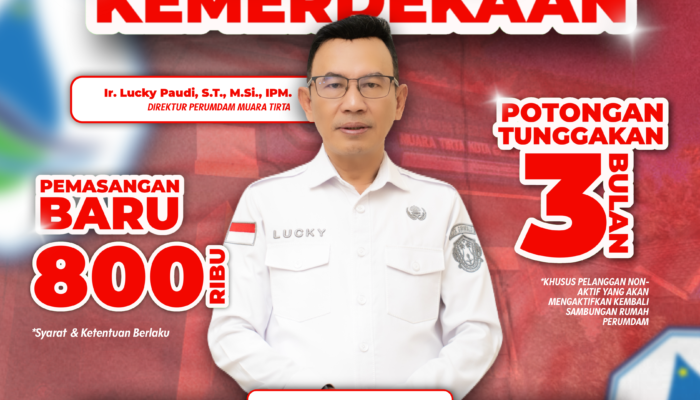Perumdam Muara Tirta Kota Gorontalo Luncurkan Promo Kemerdekaan