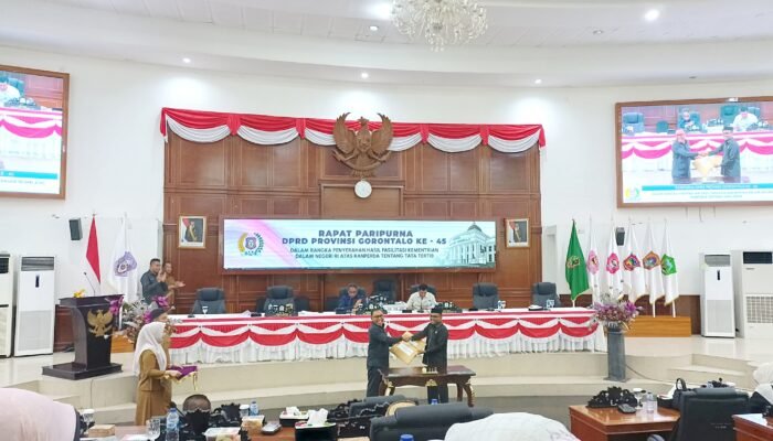 Deprov Gorontalo Paripurnakan Tatib DPRD Hasil Fasilitasi Kemendagri