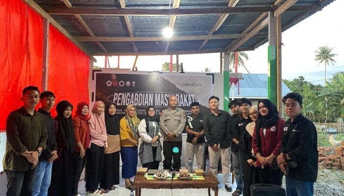 Senat dan Mahasiswa Fakultas Hukum UNG Gelar Pengabdian Masyarakat di Desa Luwohu