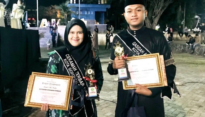 Kecamatan Dungingi Raih Penghargaan Qasidah Arab dan Ceramah Terbaik di Ajang PPIB IX Kota Gorontalo