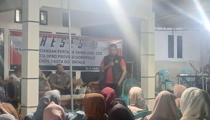 Hamzah Muslimin Serap Aspirasi Warga Tenilo Soal Drainase
